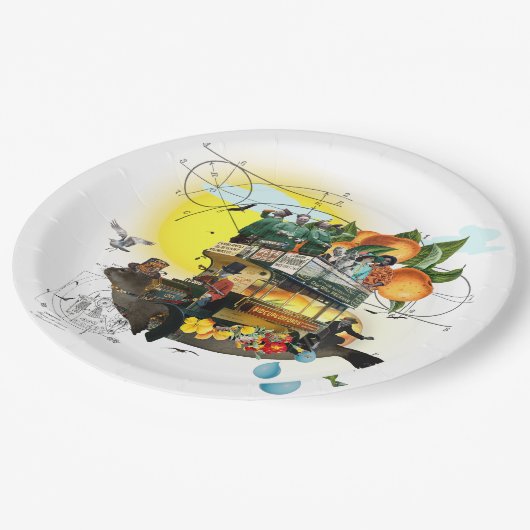 ザ魔法バスサンシャイン配信 ペーパープレート (アングル)