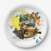 ザ魔法バスサンシャイン配信 ペーパープレート (正面)