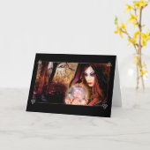 ザ魔法フォレスト – 魔法空白ののノートカード カード (黄色い花)