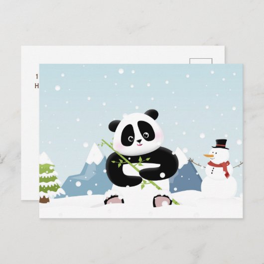 ザ魔法ホリディハガキ シーズンポストカード (正面/裏面)