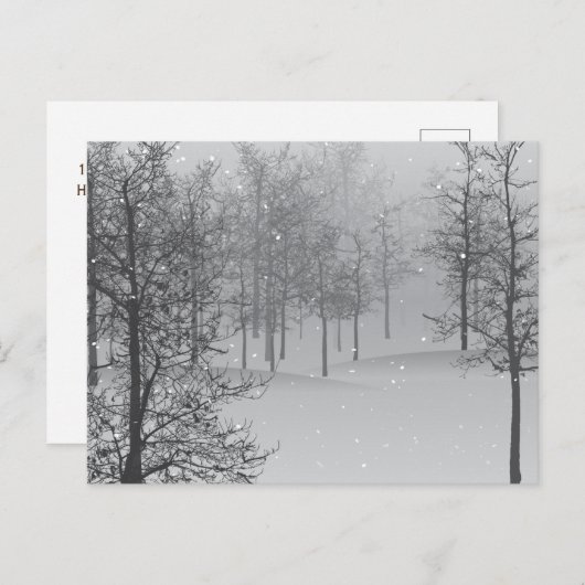 ザ魔法ホリディハガキ シーズンポストカード (正面/裏面)