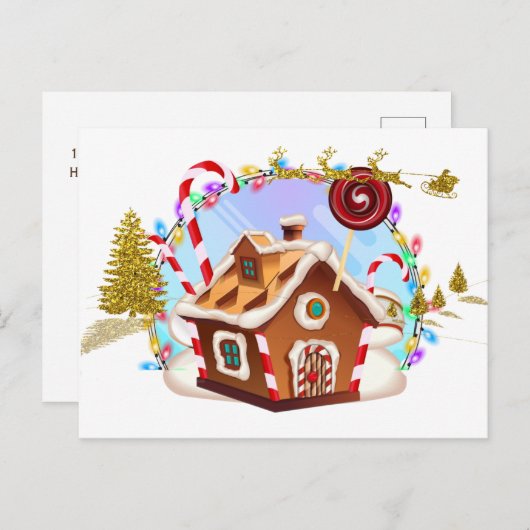 ザ魔法ホリディハガキ シーズンポストカード (正面/裏面)