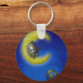 ザ魚釣りムーンキーチェーン キーホルダー (正面)