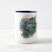 ザ鮮やかタイポグラフィマグデザイン ツートーンマグカップ (中央)