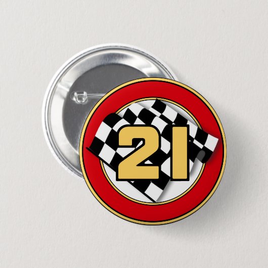 ザ21車 缶バッジ (正面&裏面)