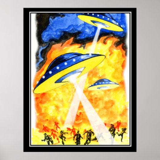 ザ2 worldsヴィンテージレトロプリント ポスター (正面)