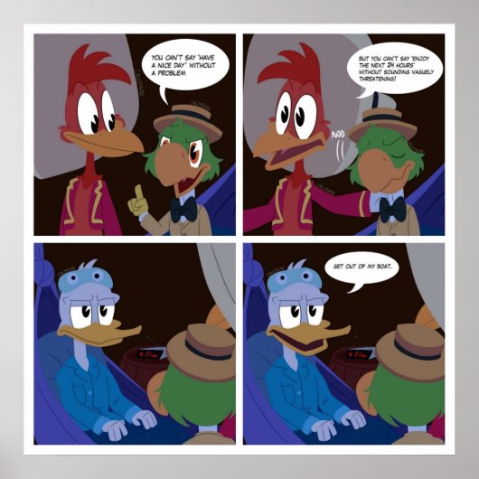 ザ3カバレロス漫画 ポスター (正面)