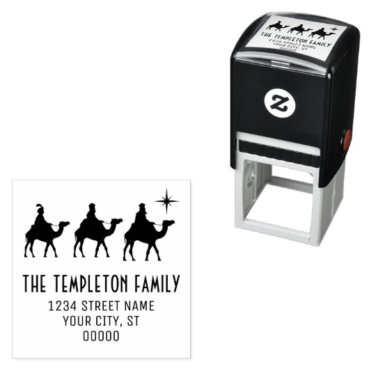 ザ3マギウィスメンキングスネーム差出人住所 セルフインキングスタンプ (インサイチュ)