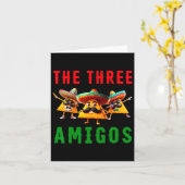 ザ3 Three Amigos Three Friends Tres Amigos Cinco カード (黄色い花)