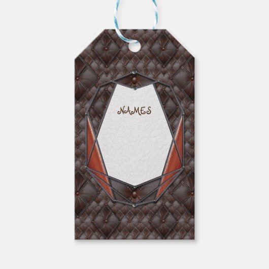 ザ3Dレザーアカデミアデコール ギフトタグ (正面)