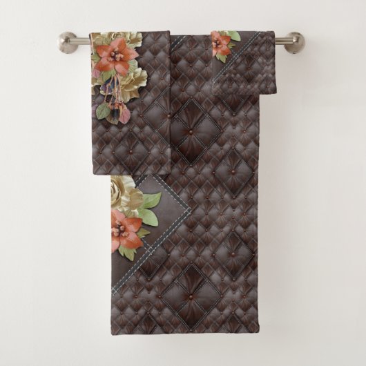 ザ3Dレザーアカデミアデコール バスタオルセット (インサイチュ)