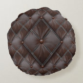 ザ3Dレザーアカデミアデコール ラウンドクッション (裏面)