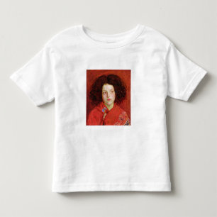 ザ・アイリッシュ・ガール1860年(キャンバス上の油をbに置く) トドラーTシャツ