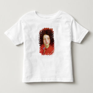 ザ・アイリッシュ・ガール1860年(キャンバス上の油をbに置く) トドラーTシャツ