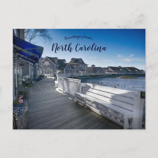 ザ・アウター・バンクスBoardwalk North Carolina USA ポストカード (正面)