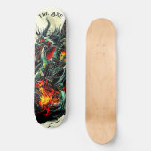 ザ・アックス・エレクトリック・ギター スケートボード (正面)