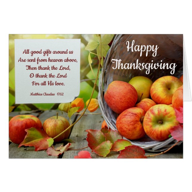 ザ・アップル・バスケット・サンクスギビング (正面横)