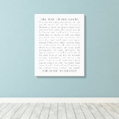 ザ・アリーナの男セオドア・ルーズベルト引用文 キャンバスプリント (インサイチュ (ウッドフロア))