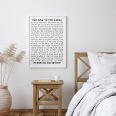 ザ・アリーナの男セオドア・ルーズベルト引用文 ポスター