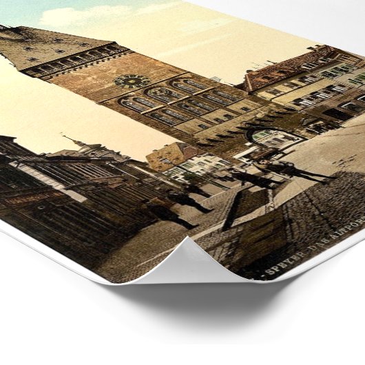 ザ・アルトポルテル、スピエ、ライン、ドイツのレアポー ポスター (角)