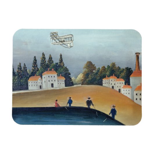 ザ・アングラーズc.1908-09 (キャンバス上の油) マグネット (横)