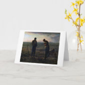 ザ·アンジェロス、ジャン·フランソワ·ミレット、1857-1859 カード (黄色い花)