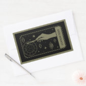 ザ・アート先生タロットカスタム文字 長方形シール (封筒)