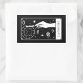 ザ・アート先生タロットカスタム文字 長方形シール (バッグ)