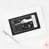 ザ・アート先生タロットカスタム文字 長方形シール (封筒)