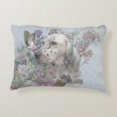 ザ・イングリッシュセッターポートレートアート アクセントクッション (裏面)