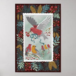 ザ・ウィンターアース・ソングクリムゾンレッド・ポスター ポスター