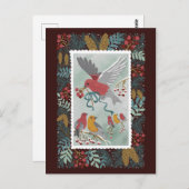 ザ・ウィンターアース・ソングクリムゾン・レッド・ハガキ ポストカード (正面/裏面)