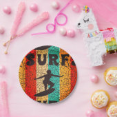 ザ・ウェーブズカリフォルニアサマーサーフィンビーチ ペーパープレート (パーティー)