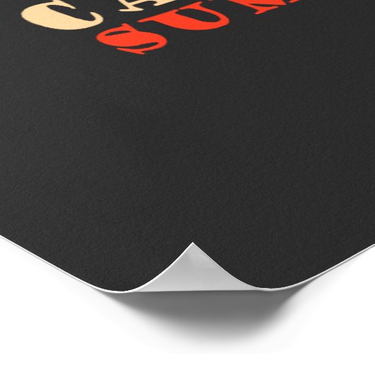 ザ・ウェーブズカリフォルニアサマーサーフィンビーチ ポスター (角)