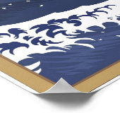 「ザ・ウェーブ」アートプリント(27.9」 x 21.6」) ポスター (角)