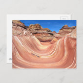 ザ・ウェーブ、コヨーテ・ビュッテ北、バーミリオンの崖 ポストカード (正面/裏面)