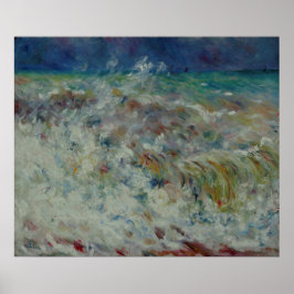 ザ・ウェーブ・バイ・ピエール=オーギュストルノアール ポスター