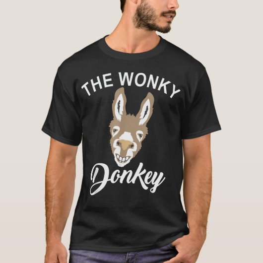 ザ・ウォンキー・ロバ ふざけたロバ好き ファーム Tシャツ (正面)