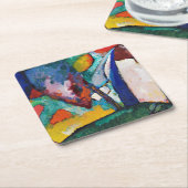 ザ・ウォーターフォール・カンディンスキー スクエアペーパーコースター (アングル)