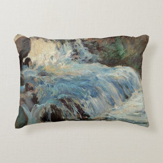 ザ・ウォーターフォール・バイ・トワックマンヴィンテージ印象主義 アクセントクッション (正面)