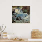 ザ・ウォーターフォール・バイ・トワックマンヴィンテージ印象主義 ポスター (キッチン)