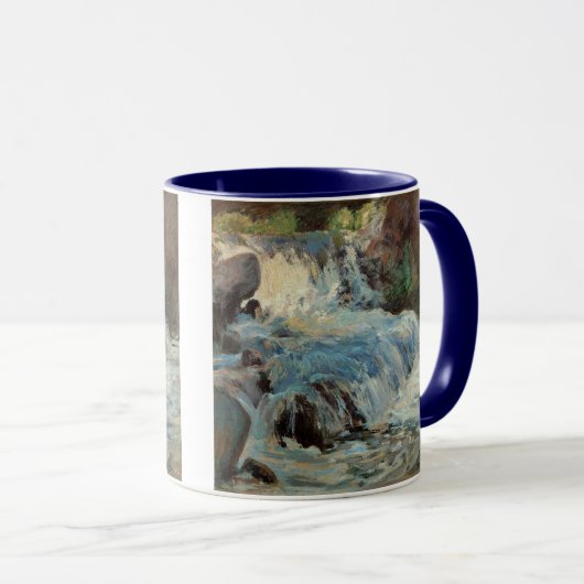 ザ・ウォーターフォール・バイ・トワックマンヴィンテージ印象主義 マグカップ (正面右)