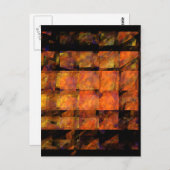 ザ・ウォール・抽象芸術・アート・ポストカード ポストカード (正面/裏面)