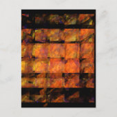ザ・ウォール・抽象芸術・アート・ポストカード ポストカード (正面)