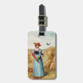 ザ・ウーマン・イン・ザ・ウィートフィールド・ラゲッジタグ ラゲッジタグ (正面縦)