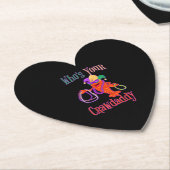 『ザ·ウ·ザ·クロダディ·マルディ·グラ·クロフィッシュ·ビーズマスク』 ペーパーコースター (アングル)