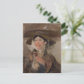 ザ・エビの少女， c.1745 ポストカード (スタンド正面)