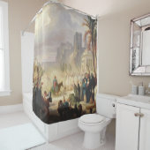 ザ・エントリー・キリスト・エルサレム・ルイス・フェリックス・ルーリエ シャワーカーテン (インサイチュ)