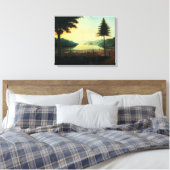 ザ・エンパンプメントLake George, New York, 1759 (油 キャンバスプリント (インサイチュ (寝室))