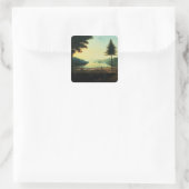 ザ・エンパンプメントLake George, New York, 1759 (油 スクエアシール (バッグ)